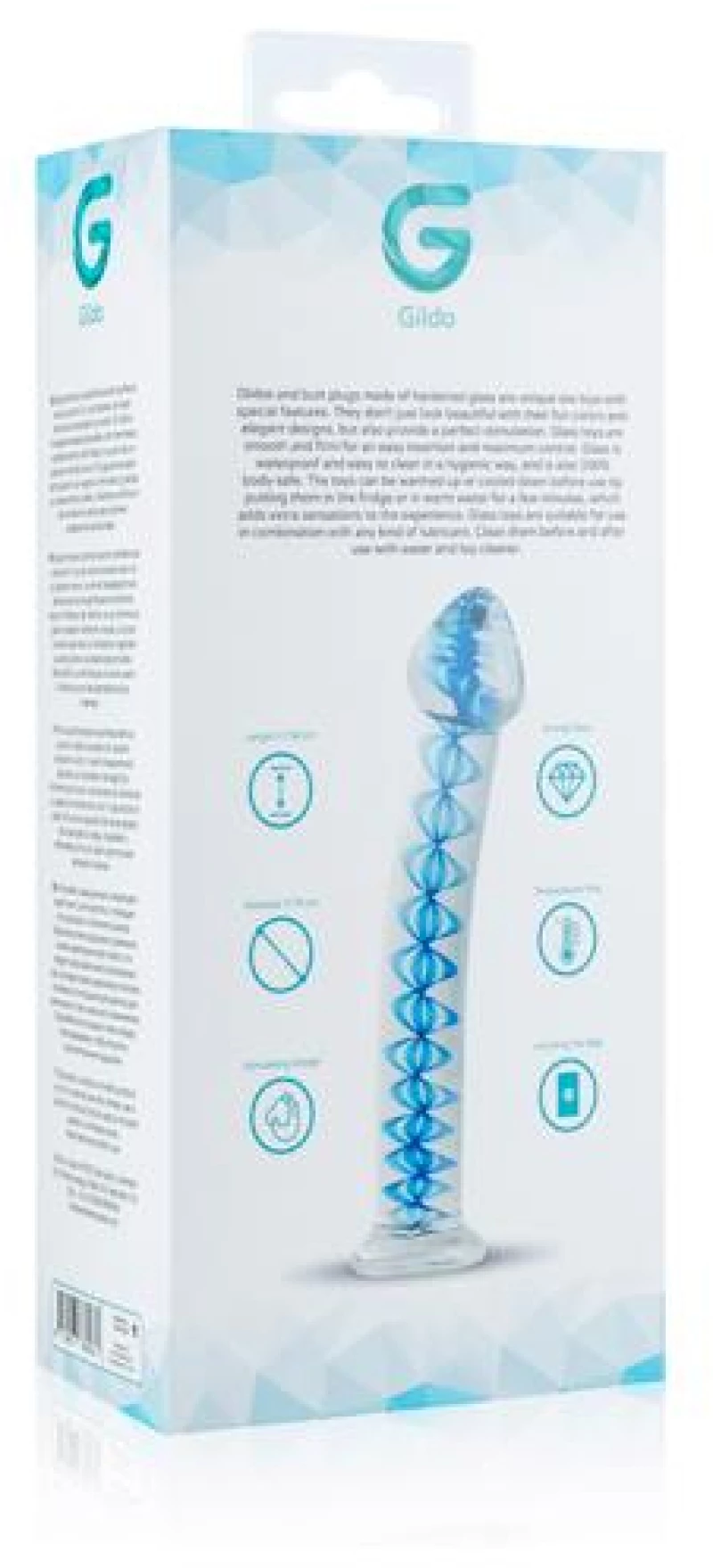 GILDO GLASS DILDO No.4 17.5cm