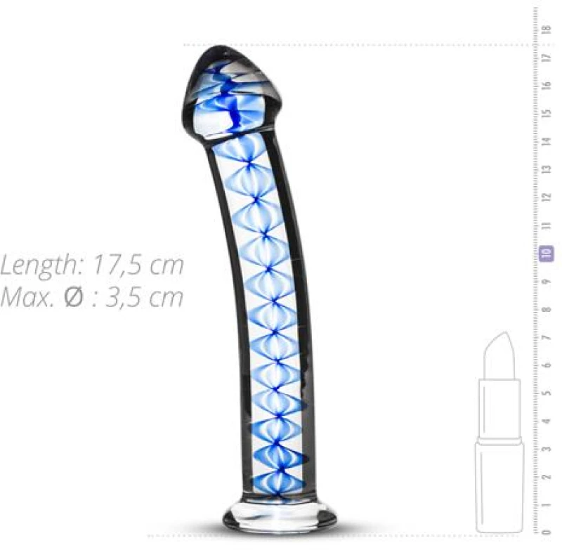 GILDO GLASS DILDO No.4 17.5cm