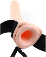 FETISH FANTASY HOLLOW STRAP-ON NATURAL 19cm