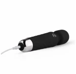 EASYTOYS SILICONE USB MINI WAND MASSAGER BLACK 20cm