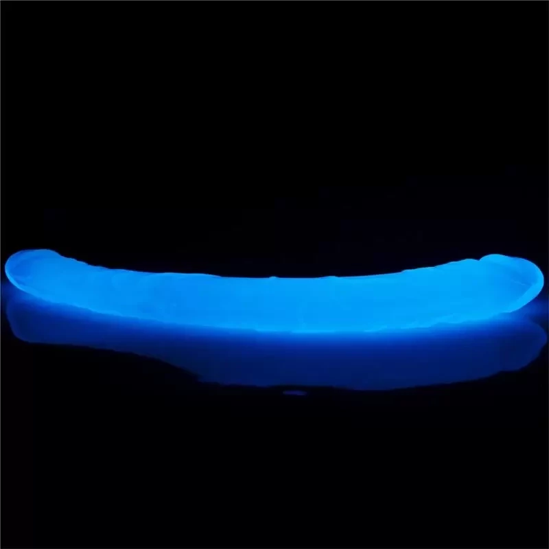 LOVETOY LUMINO DOUBLE DILDO BLUE LIGHT 37cm