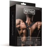 FETISH BY INTOYOU FABRIO MALE CHEST BONDAGE HARNESS VEGAN LEATHER