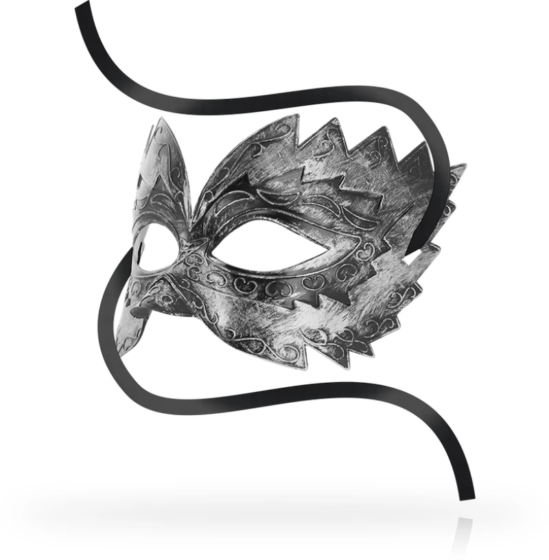 OHMAMA MASKS VENETIAN EYEMASK SILVER