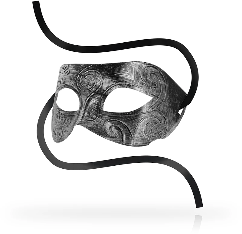 OHMAMA MASKS GREEK EYEMASK SILVER