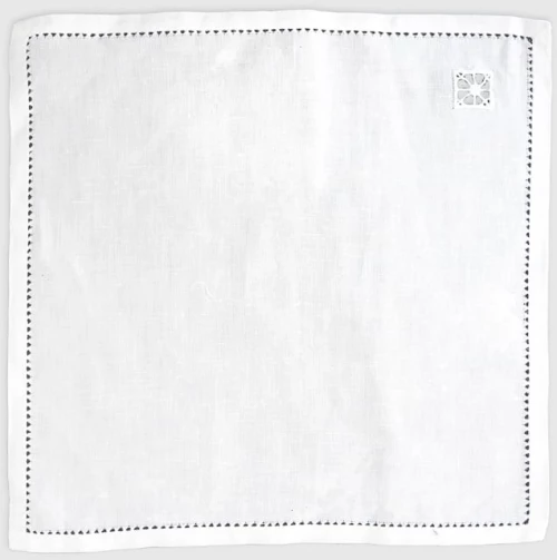 Home Πετσετάκι Λινό Bo Maison 30x30cm 30x30cm Άσπρο