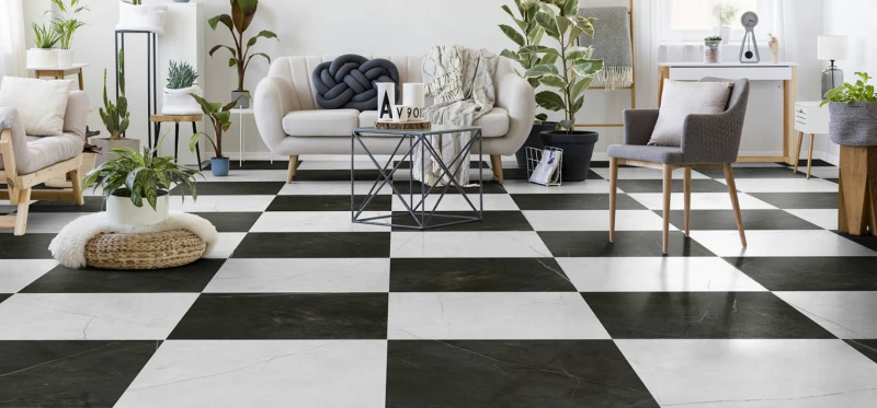 Keros Vernazza Negro 80x80 - Πλακάκι δαπέδου γρανίτη