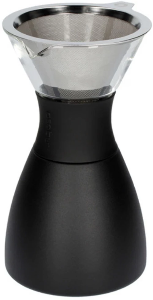 Καφετιέρα Asobu PO300 Pour Over 1000 ml με Μεταλλικό Φίλτρο Μαύρη