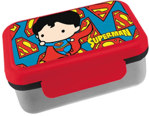 Ανοξείδωτο Δοχείο φαγητού 800ml Superman