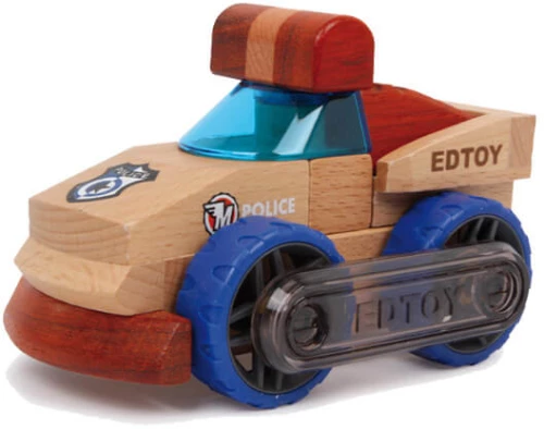 Small Foot Ξύλινο Περιπολικό EDTOY