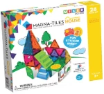 Magna-Tiles μαγνητικά Πλακίδια Mixed Colors σετ 28τμχ House