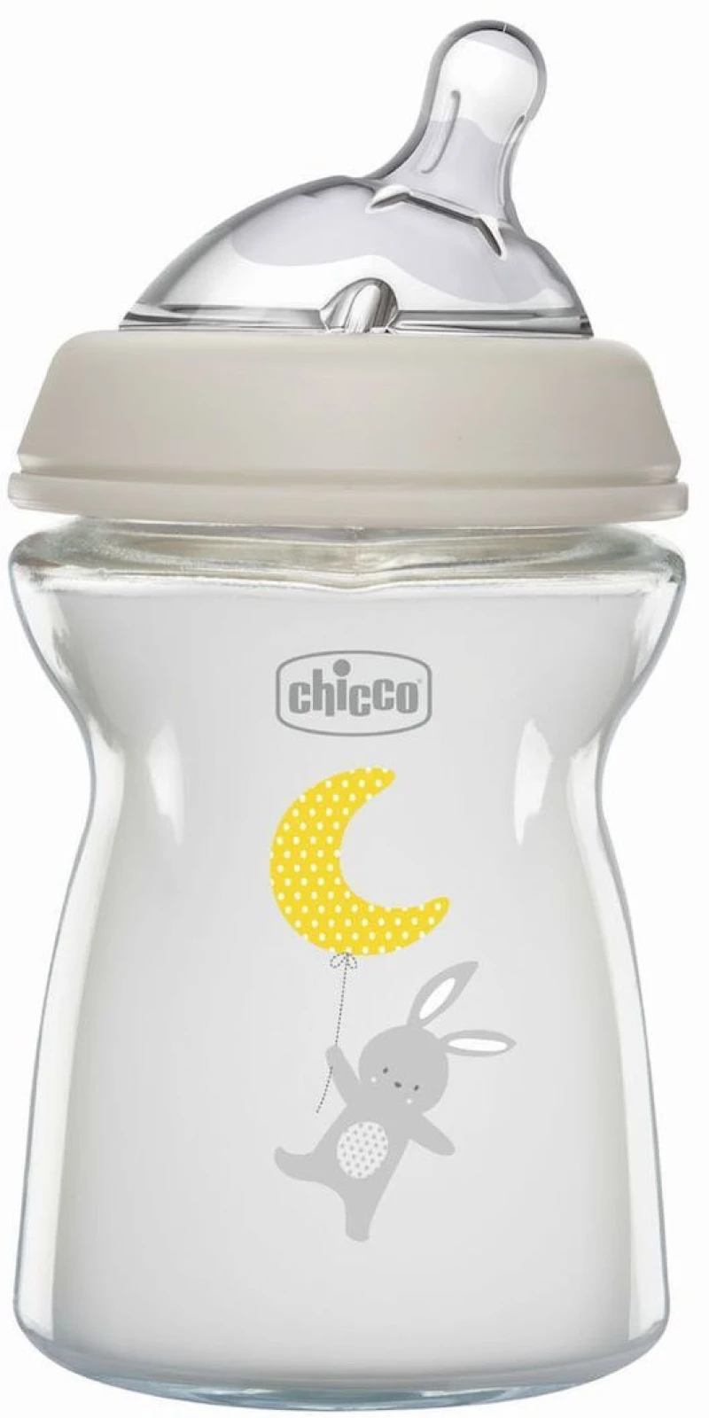 Chicco Πλαστικό Μπιμπερό Natural Feeling Κατά των Κολικών με Θηλή Σιλικόνης 250ml για 0+ μηνών