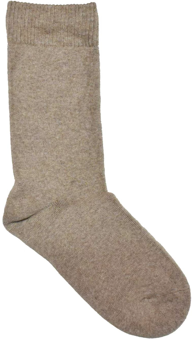 EKMEN Κάλτσες Casual UNISEX Ισοθερμικές Βαμβακερές Καφέ Ανοιχτό