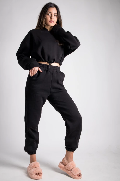 Warehouse Oversized Crop Set