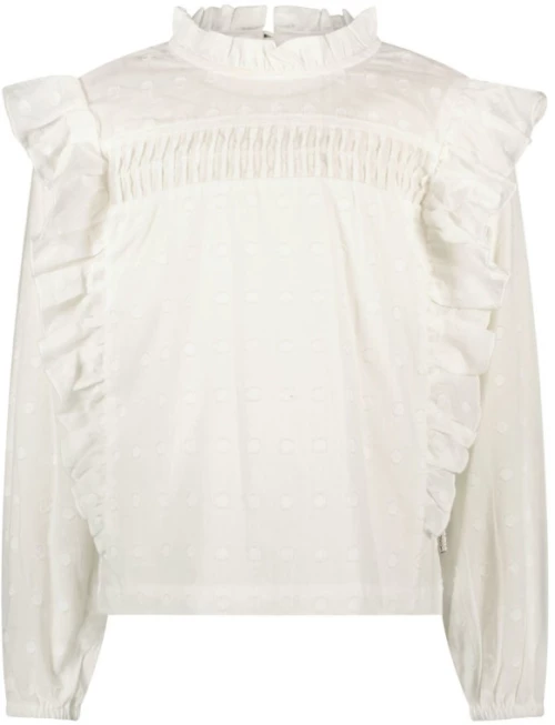 Πουκάμισο παιδικό B.Nosy Ruffle White