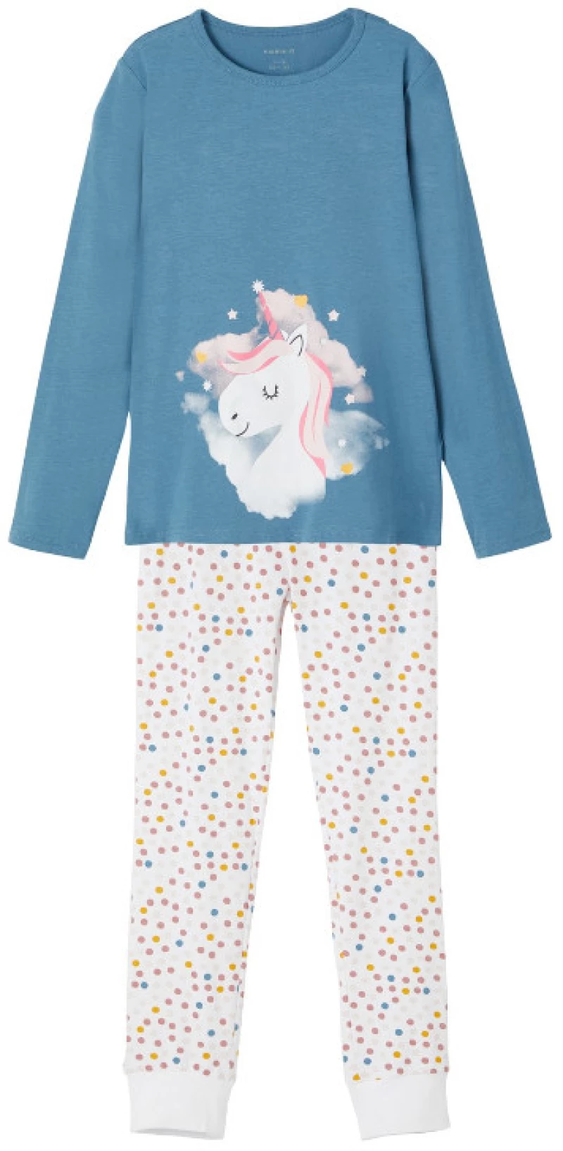 Πιτζάμες "Teal Unicorn" Name It οργανικό βαμβάκι