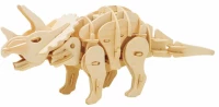 ROBOTIME MINI TRICERATOPS D430 Ξύλινο Μηχανικό Puzzle με Αισθητήρα Ήχου