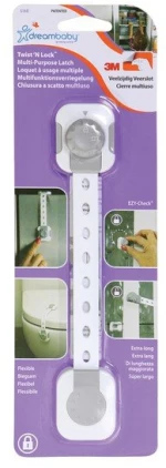 Ασφάλεια Ντουλαπιών + Συρταριών Multi Lock White/Grey DreamBaby