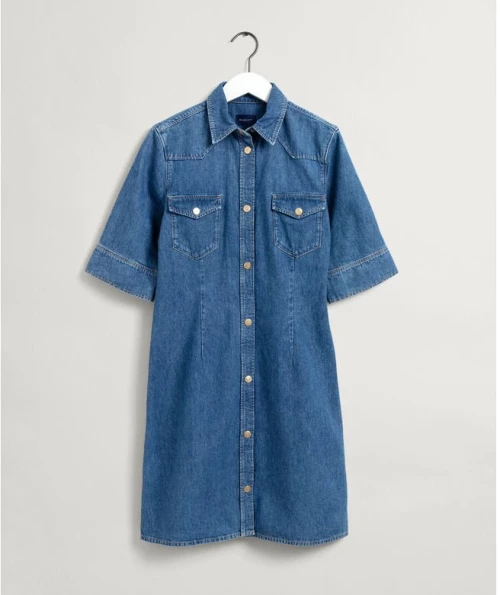 Φόρεμα γυναικείο denim Gant