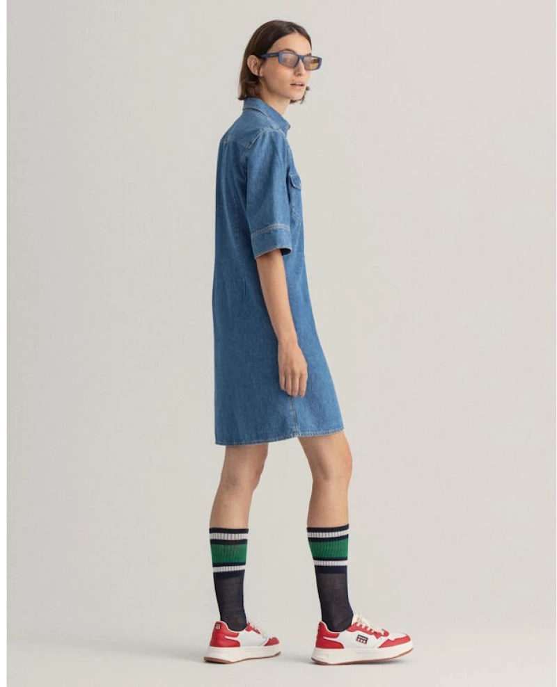 Φόρεμα γυναικείο denim Gant