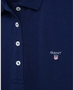Φόρεμα γυναικείο Gant Polo Pique Navy Blue
