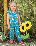 Ολόσωμο playsuit "Dory Gathered" Frugi οργανικό βαμβάκι
