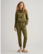 Γυναικεία φόρμα Gant Archive Shield Sweatpants Olive