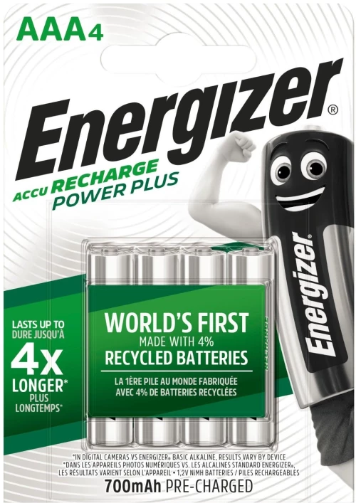 Energizer Επαναφορτιζόμενη AAA 700mAh 4τμχ