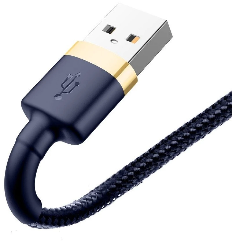 Baseus Cafule Lightning cable 2.4A 1m Gold+Dark blue  CALKLF-BV3