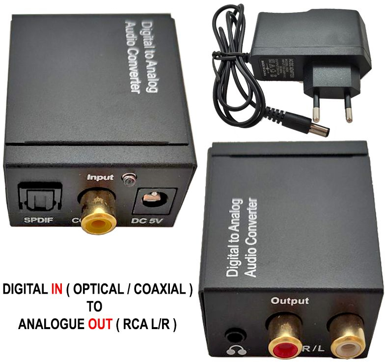 DIGITAL TO ANALOGUE AUDIO CONVERTER 02.007.0018