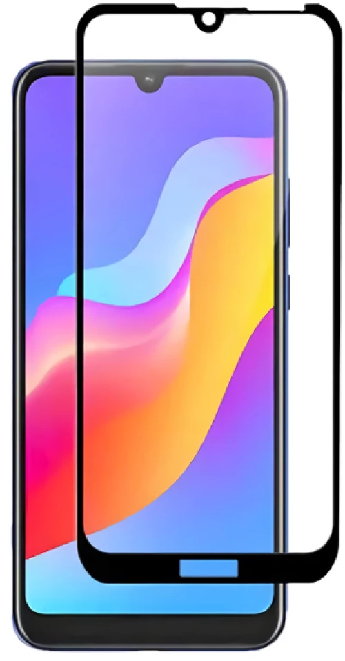 POWERTECH Tempered Glass 5D Full Glue, Huawei Y5/Pro/Prime 2019, μαύρο