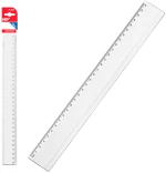 MP πλαστικός χάρακας PL023  30cm  διάφανος