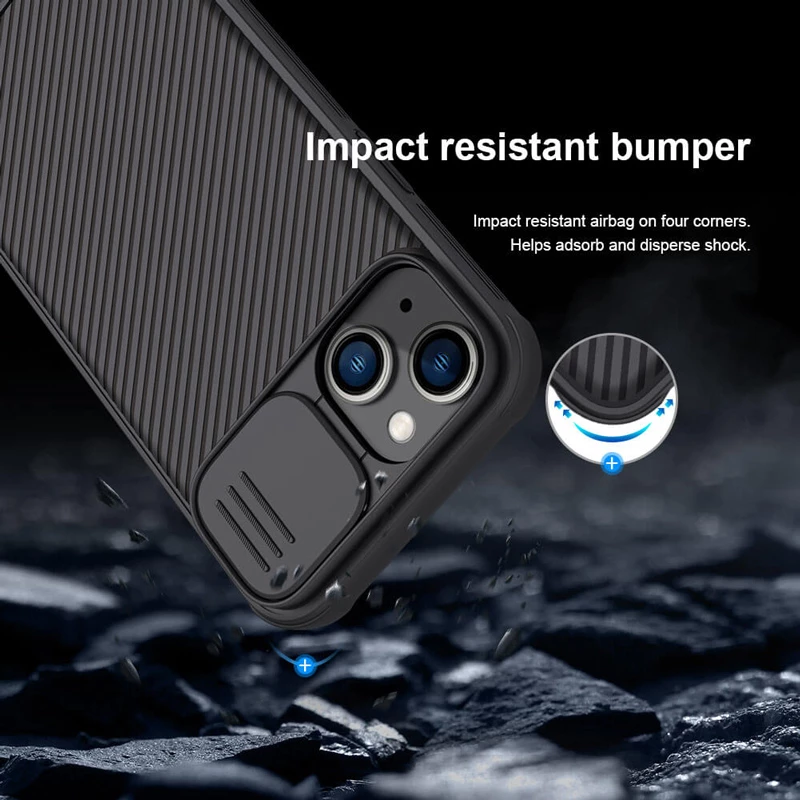 NILLKIN θήκη CamShield Pro για Apple iPhone 14  μαύρη
