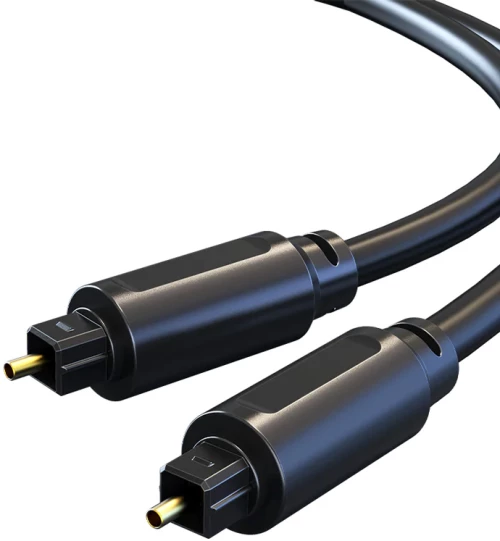 CABLETIME καλώδιο Toslink CT-AV380  gold plated  OD 4.0mm  5m  μαύρο