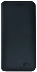 POWERTECH Θήκη Slim Leather για Samsung J6 Plus 2018, μαύρη