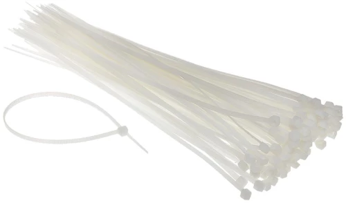 POWERTECH Δεματικά καλωδίων TIES-007, 200x3.6mm, διάφανα, 100τμχ