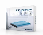 GEMBIRD USB 3.0 2.5" ENCLOSURE BRUSHED ALUMINUM BLUE