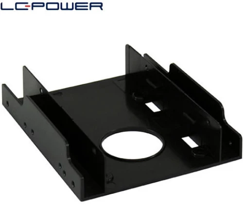 LC-POWER DRIVE BAY ADAPTER FOR HDD OR SSD 3,5" TO 2x2,5"