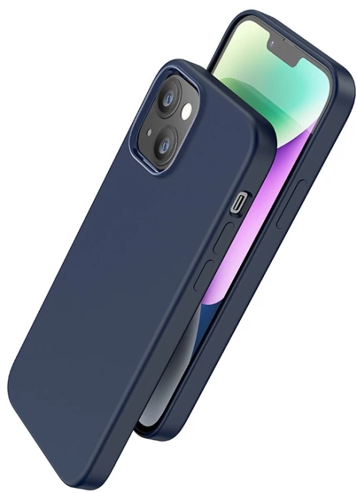 Θήκη Hoco Pure Series για Apple iPhone 14 Plus Μπλε