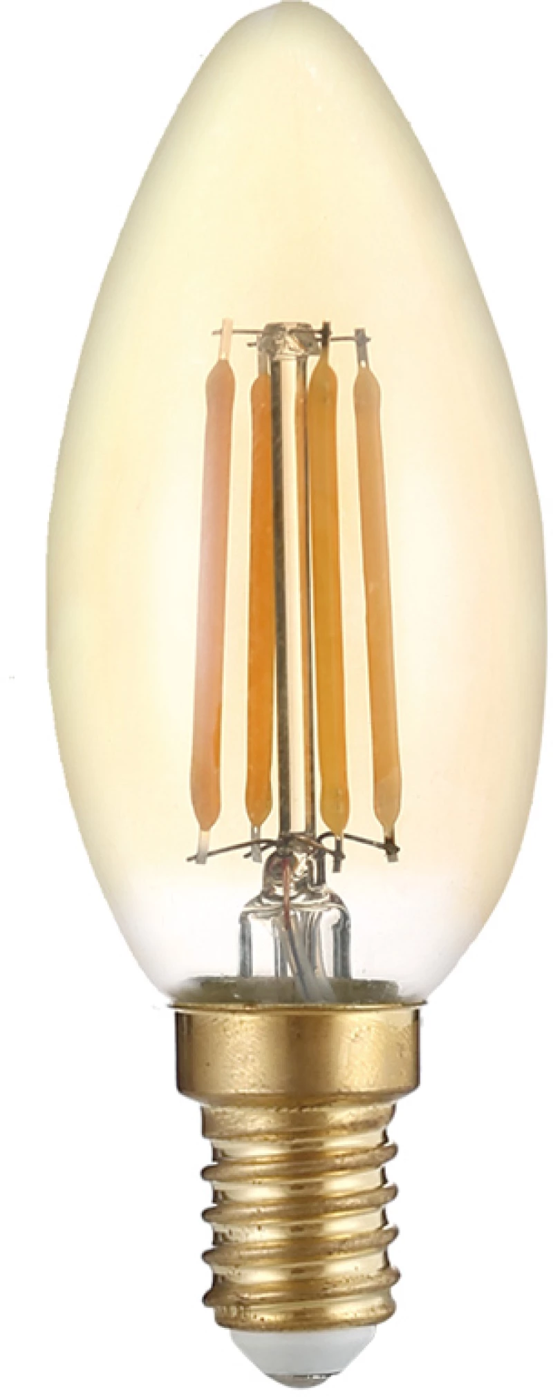 OPTONICA LED λάμπα Candle C35 Filament 1490, 4W, 2500K, E14, 400lm