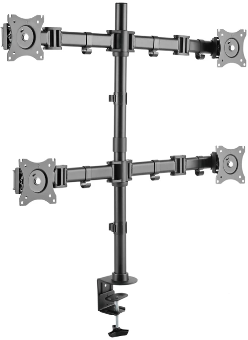 ITECHMOUNT βάση γραφείου MBS-22F για 4 οθόνες 13"-27", 8kg ανά οθόνη