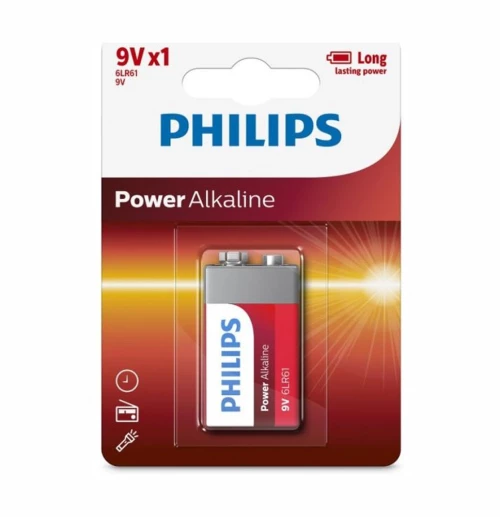 ΜΠΑΤΑΡΙΕΣ ΑΛΚΑΛΙΚΕΣ 6LR61 9.0V BLISTER ALKALINE PHILIPS