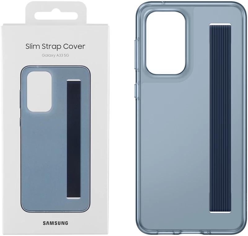 ΘΗΚΗ SAMSUNG A33 5G A336 6.4" SLIM STRAP COVER EF-XA336CBEGWW BLACK PACKING OR