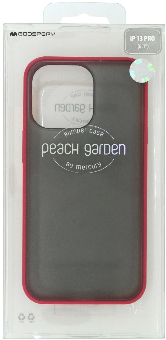 Θήκη Goospery Peach Garden Bumper για Apple iPhone 13 Pro Κόκκινο