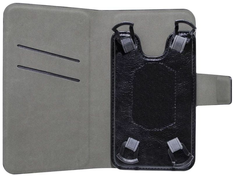 Θήκη Book Ancus Universal Elastic Hook για Smartphone 4.7" - 5.3'' Ίντσες Μαύρη (14 cm x 7 cm)