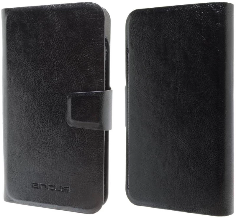 Θήκη Book Ancus Universal Elastic Hook για Smartphone 4.7" - 5.3'' Ίντσες Μαύρη (14 cm x 7 cm)