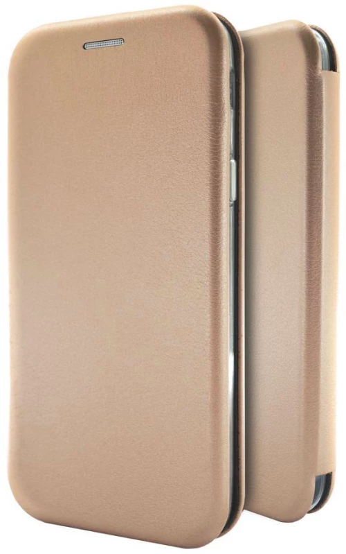 Θήκη Book Ancus Magnetic Curve για Apple iPhone XR TPU Ροζ - Χρυσαφί