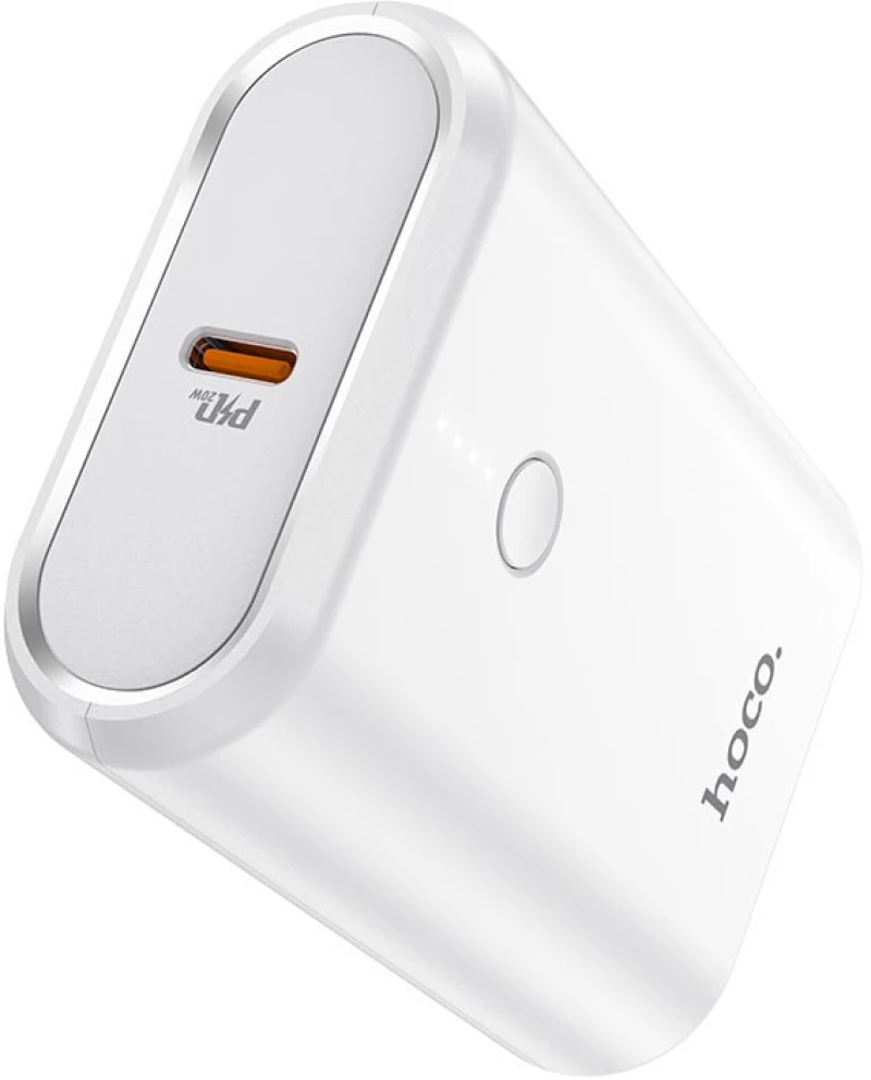 Power Bank Hoco Q3 Mayflower 10000mAh PD20W+QC3.0 Mini Size Έξοδος USB-C και Έξοδος USB-A  Λευκό