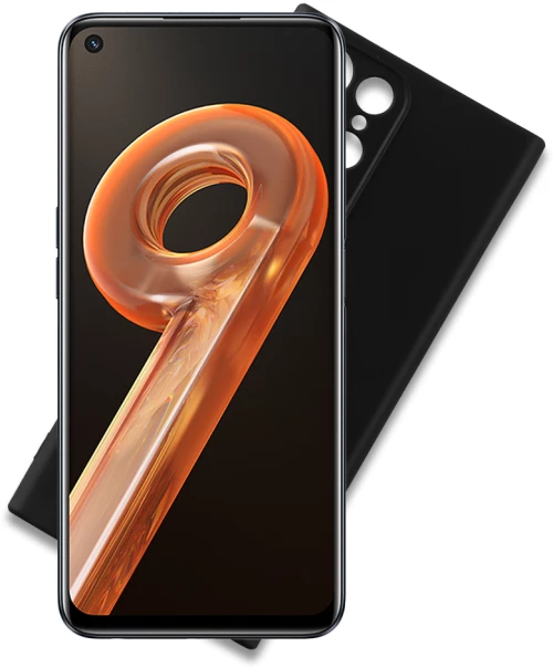 VOLTE-TEL ΘΗΚΗ REALME 9i 6.6" SILICON TPU FULL CAMERA PROTECTION BLACK