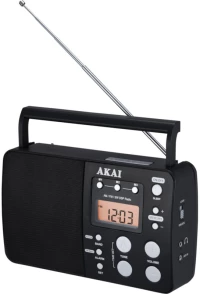 Akai APR-200 Φορητό ψηφιακό ραδιόφωνο παγκοσμίου λήψης με Aux-In και έξοδο ακουστικών