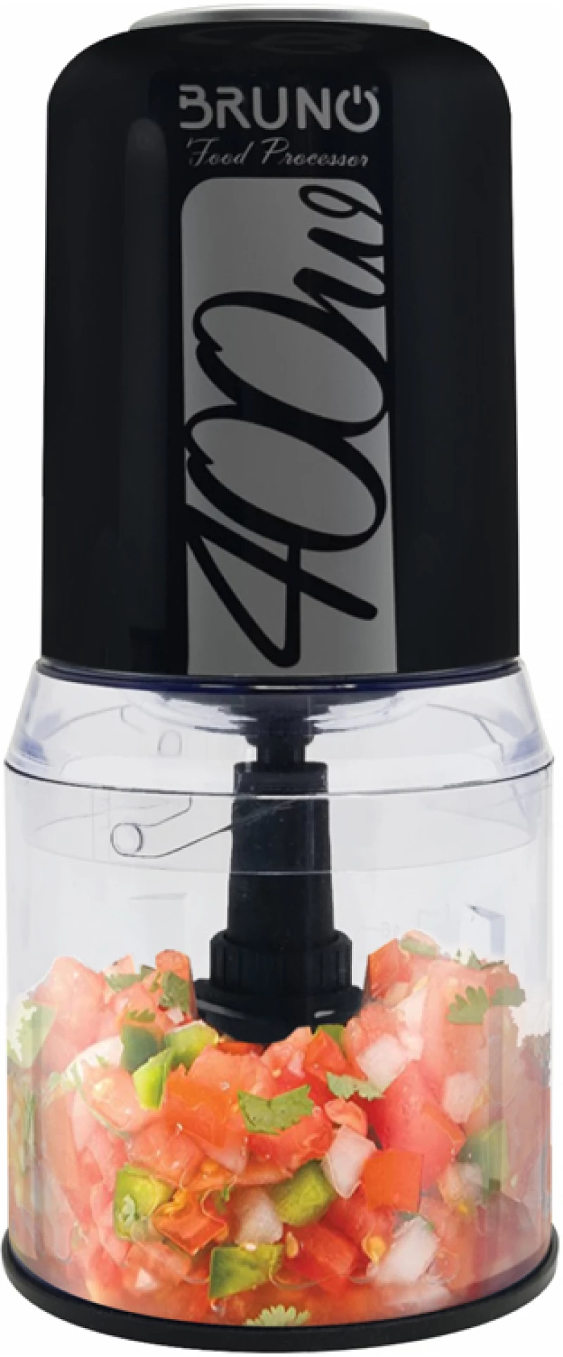 BRUNO πολυκόπτης BRN-0087, 2 ταχύτητες, 400W, 500ml, 4 λεπίδες, μαύρος